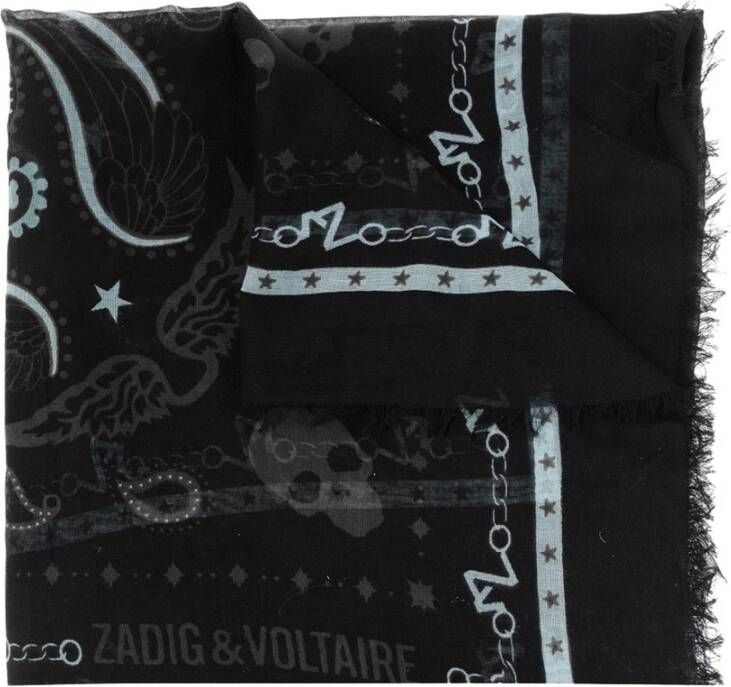 Zadig & Voltaire Delta -sjaal Zwart Dames