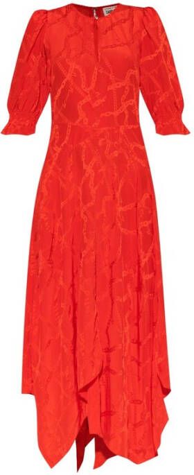 Zadig&Voltaire Asymmetrische jurk Rood - Foto 2