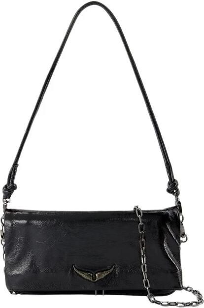 Zadig & Voltaire Hobo bags Rock Eternal Crossbody Leather Black in zwart - Foto 8