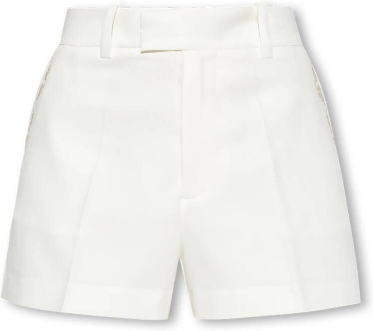 Zadig & Voltaire Gelieve geplooide shorts White Dames