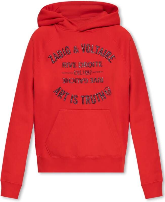 Zadig & Voltaire Stijlvol T-shirt voor mannen Red Dames