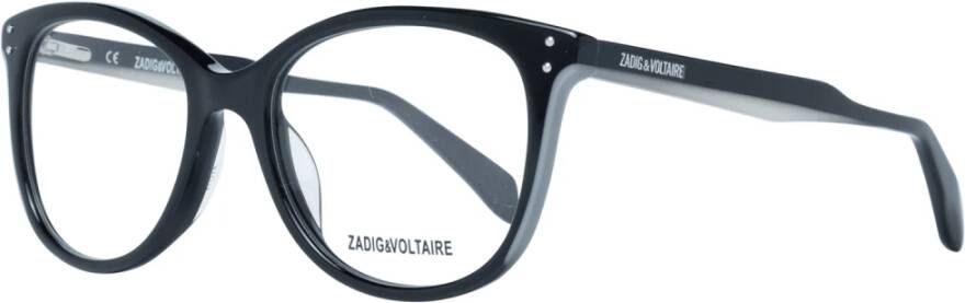 Zadig & Voltaire Zwarte Cat Eye Dames Optische Monturen Black Dames