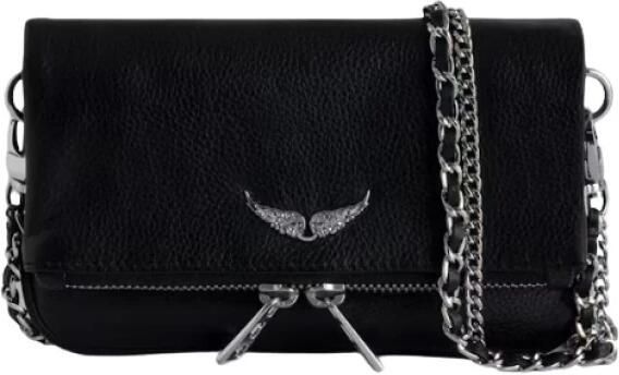 Zadig & Voltaire Iconische Rock Nano Clutch Tas in Zwart Black Dames - Foto 5