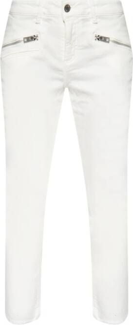 Zadig & Voltaire Jeans met logo Wit Dames