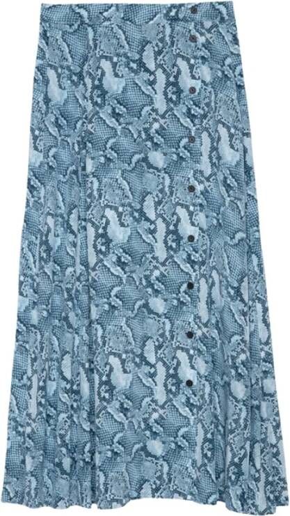 Zadig & Voltaire Maxi-rok Blauw Dames