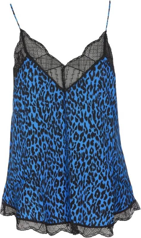 Zadig & Voltaire Mouwloos topje Blauw Dames