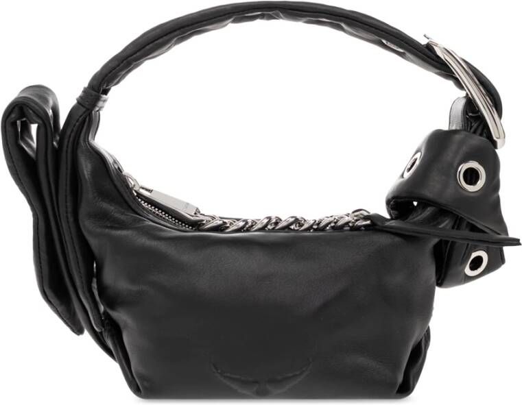 Zadig & Voltaire Hobo bags Le Cecilia Xs Obsession Smooth in zwart