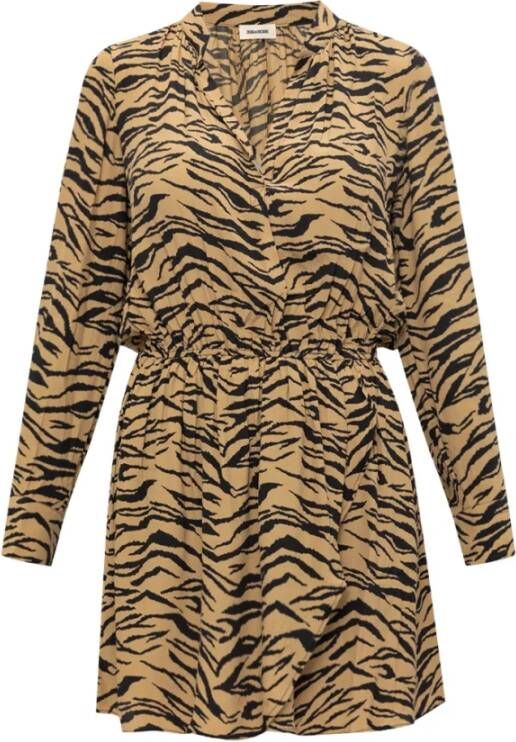 Zadig & Voltaire Korte Jurk Zadig & Voltaire WWDR01157-NATUREL - Foto 2