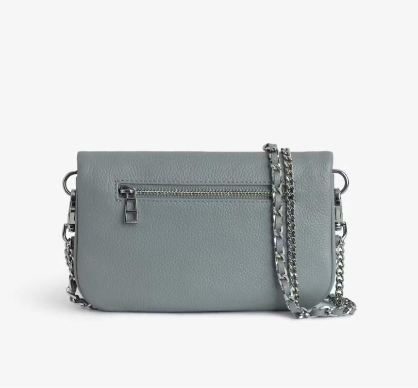 Zadig & Voltaire Blauwe Leren Crossbody Tas met Ketting Blue Dames - Foto 2
