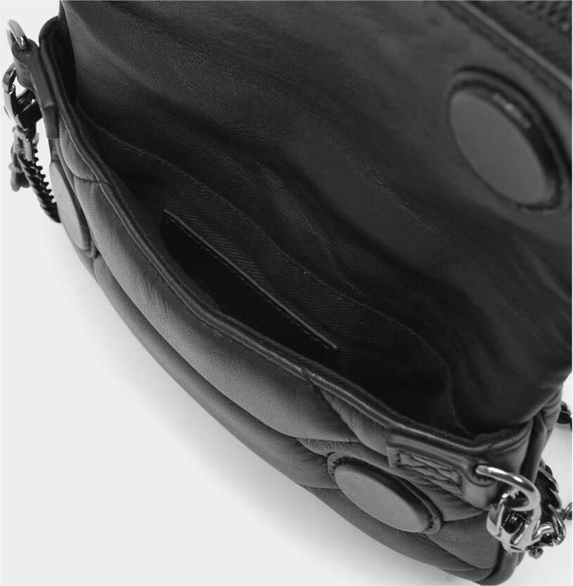 Zadig & Voltaire Rock Nano Gestepte Schoudertas Black Dames - Foto 3