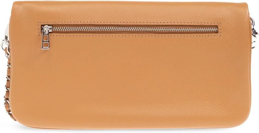Zadig & Voltaire Rock Grained Leather Heritage Tas Brown Dames - Foto 6