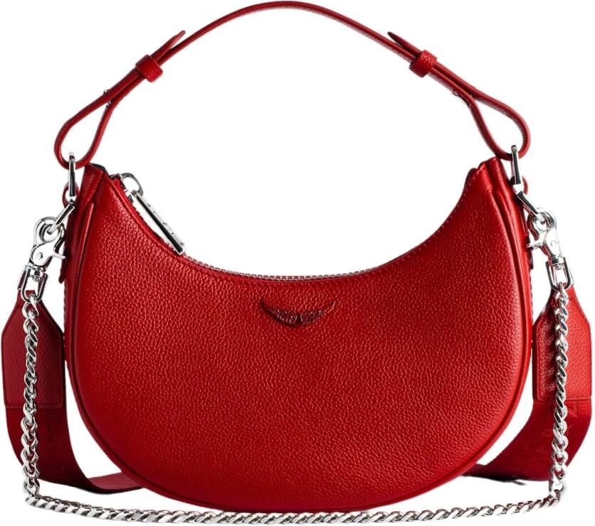 Zadig & Voltaire Rode Moonrock Power Leren Tas voor Vrouwen Red Dames - Foto 3
