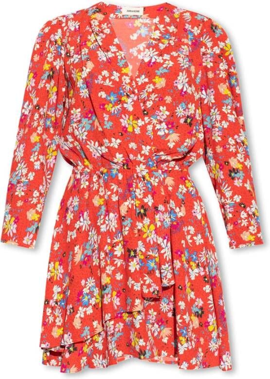Zadig & Voltaire Rogers Jurk Moeiteloze Elegantie voor de Zomer Red Dames