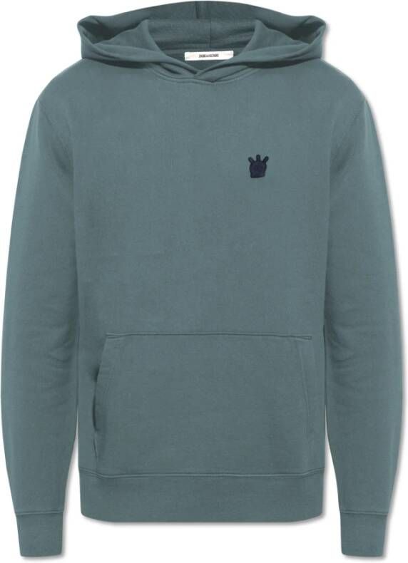 Zadig & Voltaire Sanchi hoodie uit de XO Project capsulecollectie Groen Heren