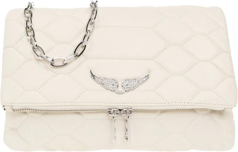 Zadig & Voltaire Crossbody bags Rocky XL Mat Scale in crème - Foto 5