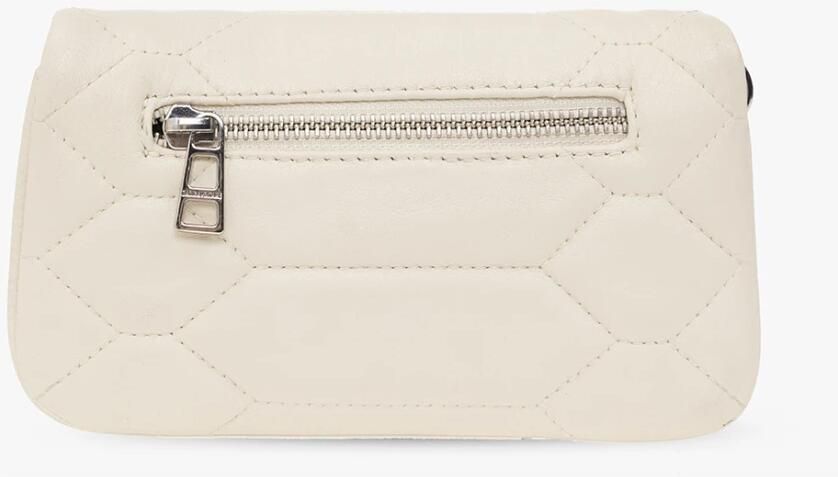 Zadig & Voltaire Rock Nano Tassen met Zilveren Hardware Beige Dames - Foto 13