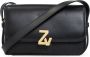 Zadig & Voltaire Zwarte Crossbody Tas ZV Initiale Le Mini Calfskin Black Dames - Thumbnail 2