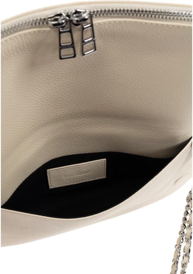Zadig & Voltaire Witte leren Crossbody tas met ketting White Dames - Foto 3