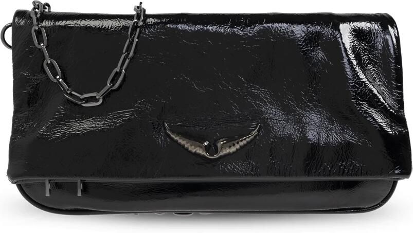 Zadig & Voltaire Hobo bags Rock Eternal Crossbody Leather Black in zwart