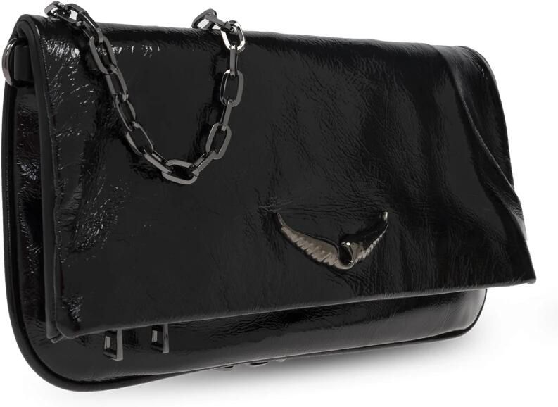 Zadig & Voltaire Hobo bags Rock Eternal Crossbody Leather Black in zwart - Foto 7
