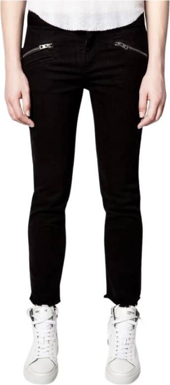 Zadig & Voltaire Rockstar Zwarte Skinny Broek Black Dames