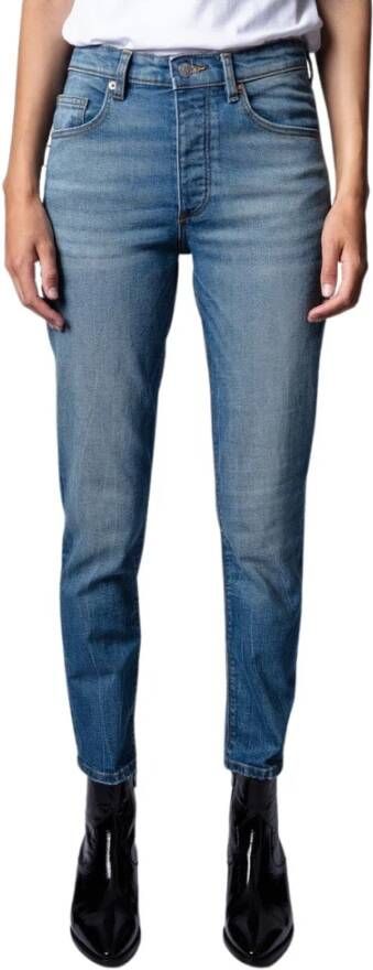 Zadig & Voltaire Slim-fit Jeans Blauw Dames