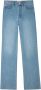 Zadig & Voltaire Lichtblauwe Flared Jeans met Zichtbare Achtersteek en Metalen Bandjes Blue Dames - Thumbnail 3