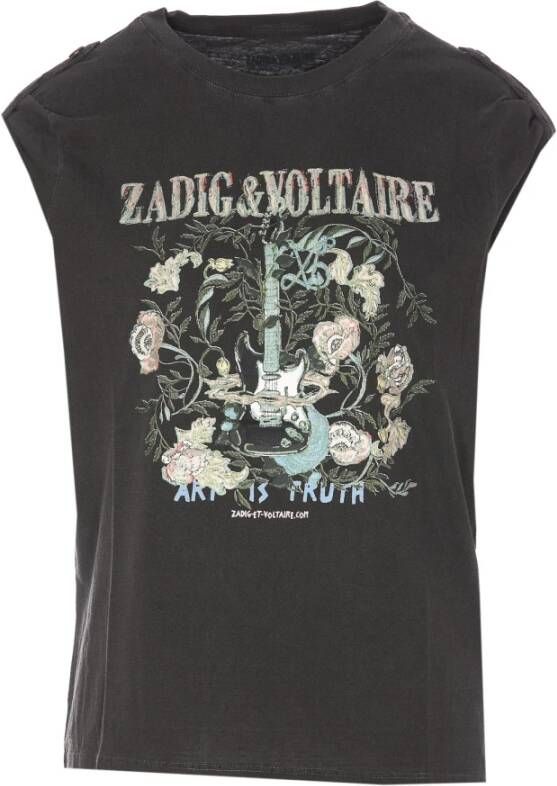 Zadig & Voltaire T-shirt Grijs Dames