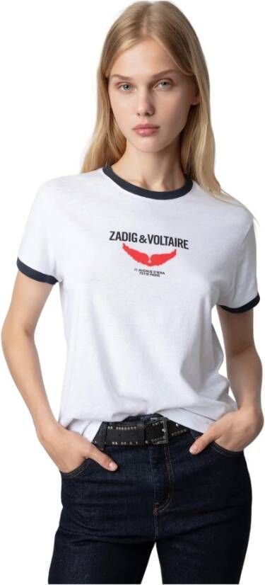 Zadig & Voltaire T-Shirts Wit Dames