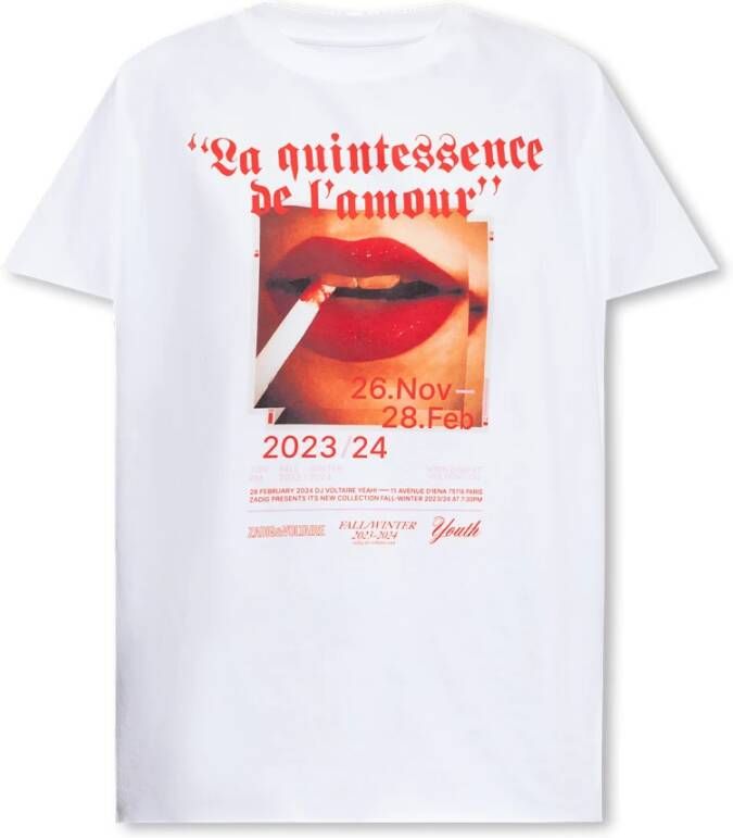Zadig & Voltaire Tom T-shirt White