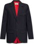 Zadig&Voltaire Colbert met enkele rij knopen Zwart - Thumbnail 1