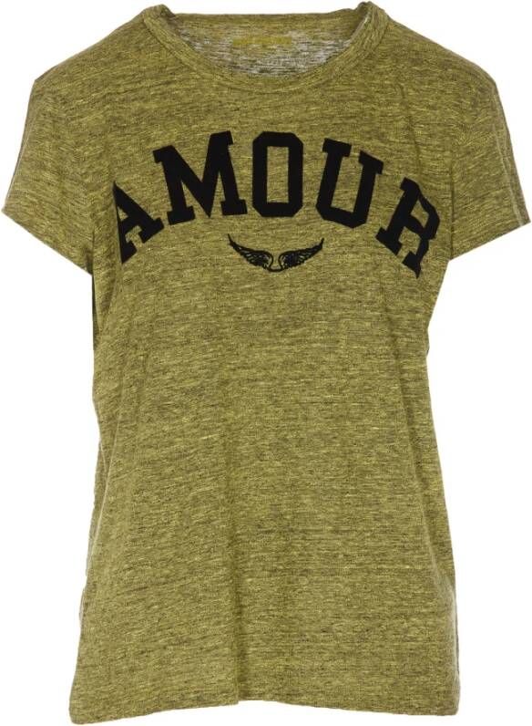 Zadig & Voltaire Zadig Voltaire T-shirts and Polos Green Groen Dames