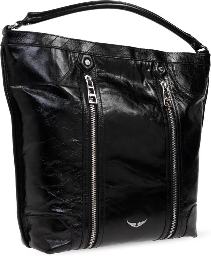 Zadig & Voltaire Hobo bags Sunny Hobo Vintage Patent in zwart - Foto 4