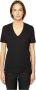 Zadig & Voltaire Zwarte V-hals T-shirt met Strass-details Black Dames - Thumbnail 1