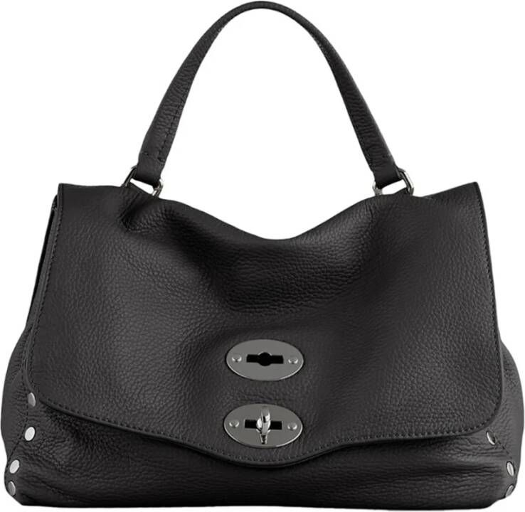 Zanellato Bruine Leren Tote Tas met Zilveren Hardware Brown Dames