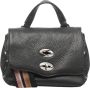 Zanellato Zwarte Schoudertas Klassieke Baby Postbode Black Dames - Thumbnail 5