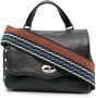 Zanellato Zwarte Schoudertas Klassieke Baby Postbode Black Dames - Thumbnail 3