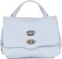 Zanellato Italiaanse leren crossbody tas met metalen details Blue Dames - Thumbnail 1