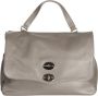 Zanellato Leren schoudertas voor dames Girello Gray Dames - Thumbnail 1