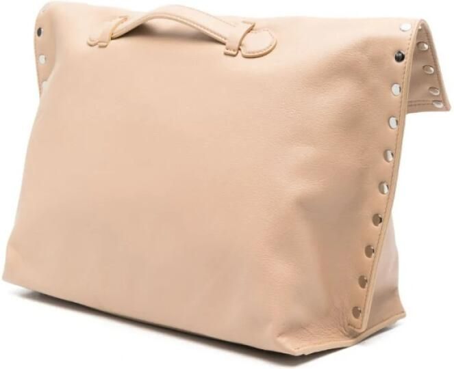 Zanellato Beige leren mediatas met zilveren studs Beige Dames - Foto 7
