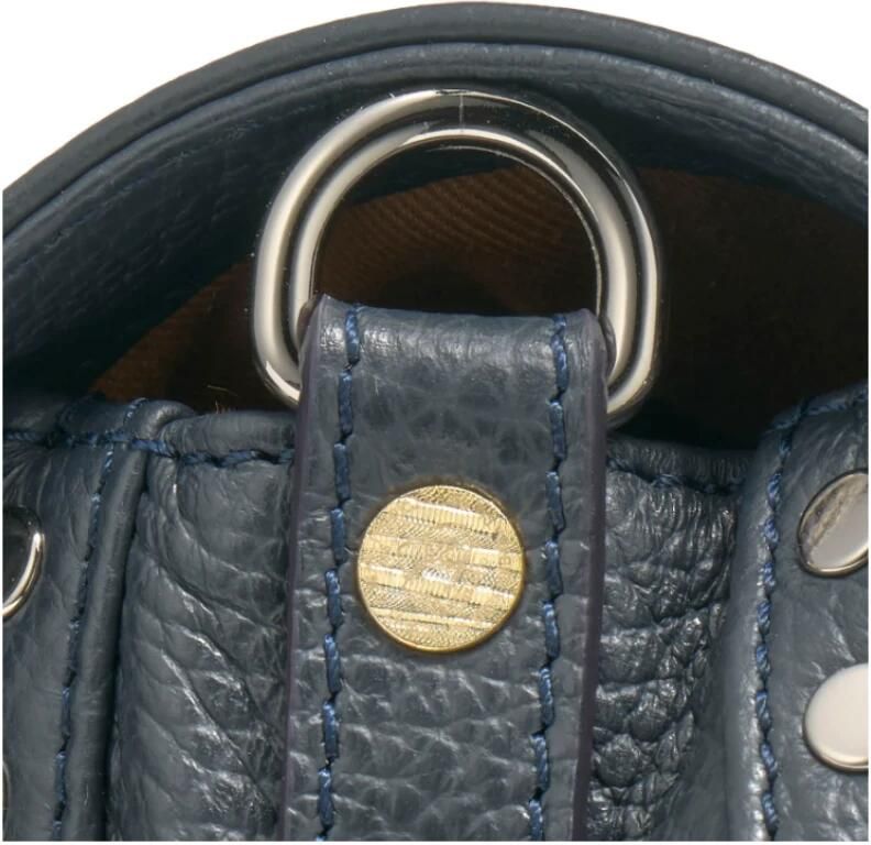 Zanellato Blauwe Kalfsleren Schoudertas Blue Dames - Foto 3