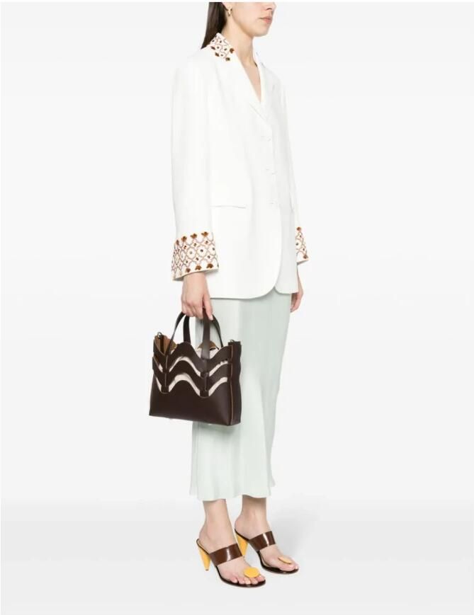 Zanellato Dune Amar Medium Tote Bag Brown Dames - Foto 3