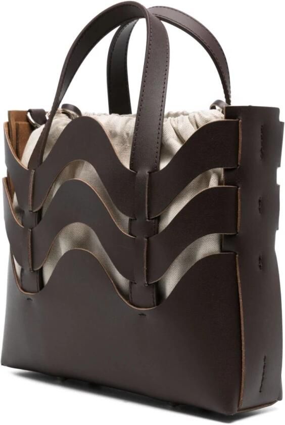 Zanellato Dune Amar Medium Tote Bag Brown Dames - Foto 4