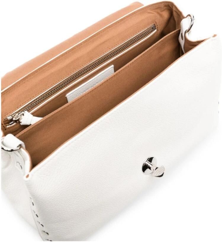 Zanellato Witte leren handtas Elegant en veelzijdig White Dames - Foto 7