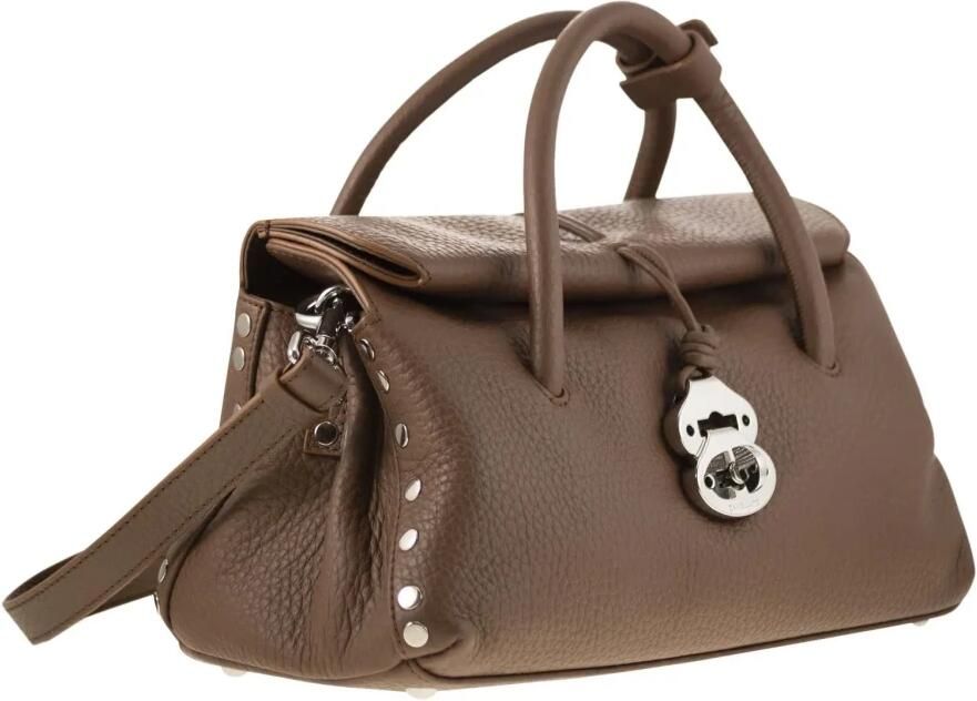 Zanellato Hobo bags Dotta Centauro Small Grained Leather Handbag in bruin - Foto 5