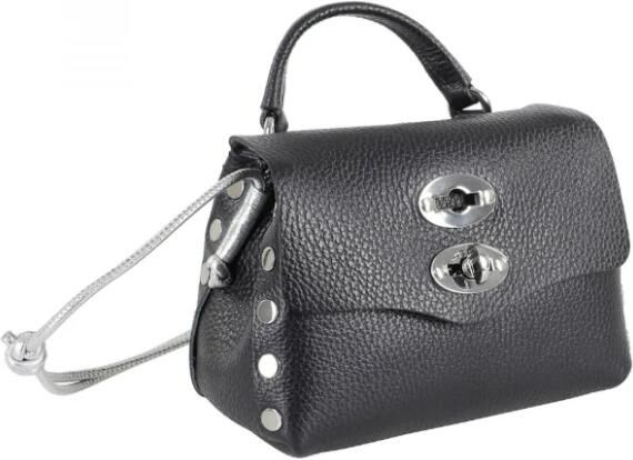 Zanellato Stijlvolle en gedurfde Mini Tassen met gelamineerde details Black Dames - Foto 3