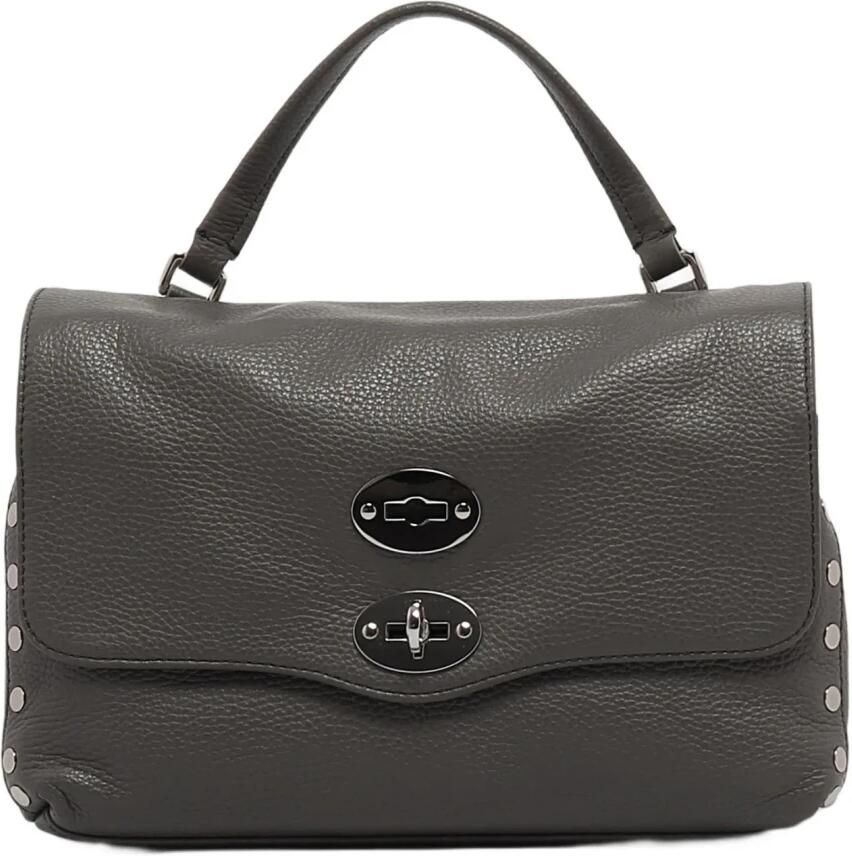 Zanellato Shoppers Grained Leather Tote Bag in grijs - Foto 2
