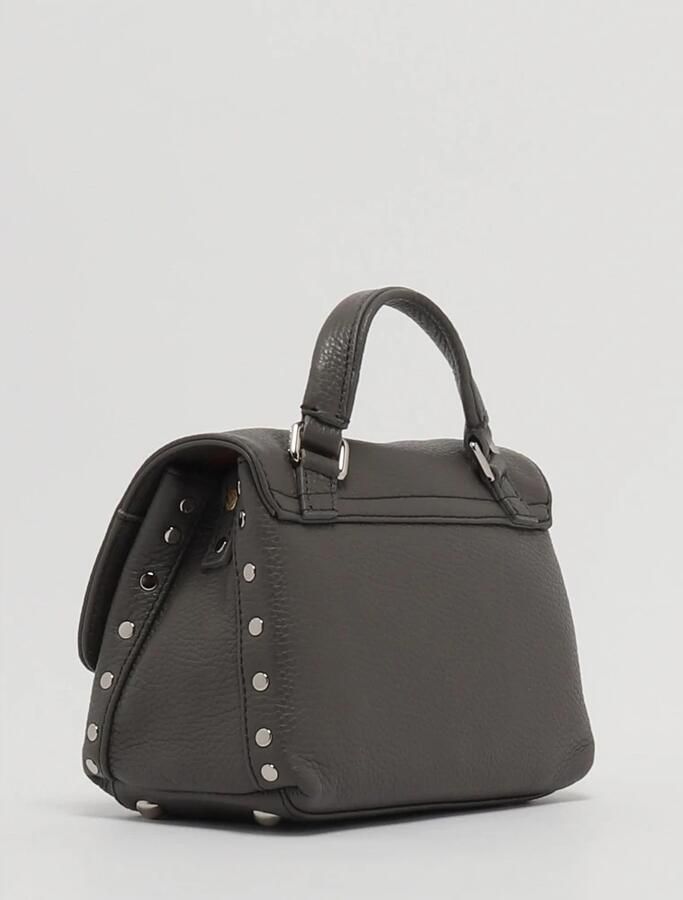 Zanellato Shoppers Grained Leather Tote Bag in grijs - Foto 4