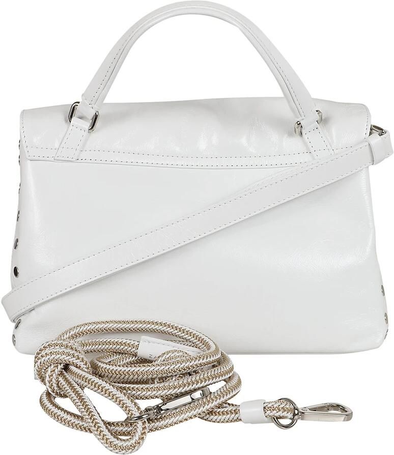 Zanellato Witte Leren Schoudertas met Studs White Dames - Foto 3