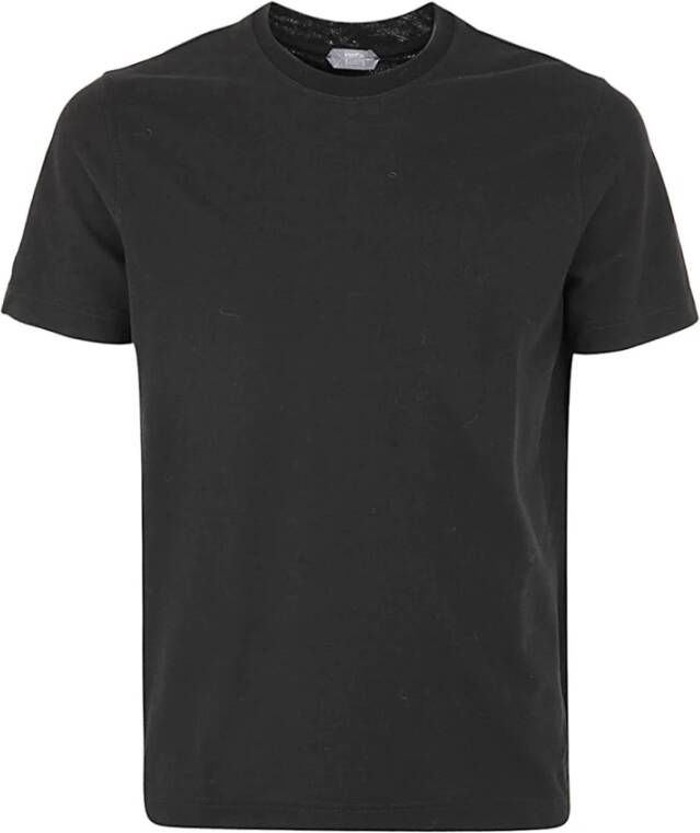 Zanone Basic Short Sheeves T-shirt Zwart Heren